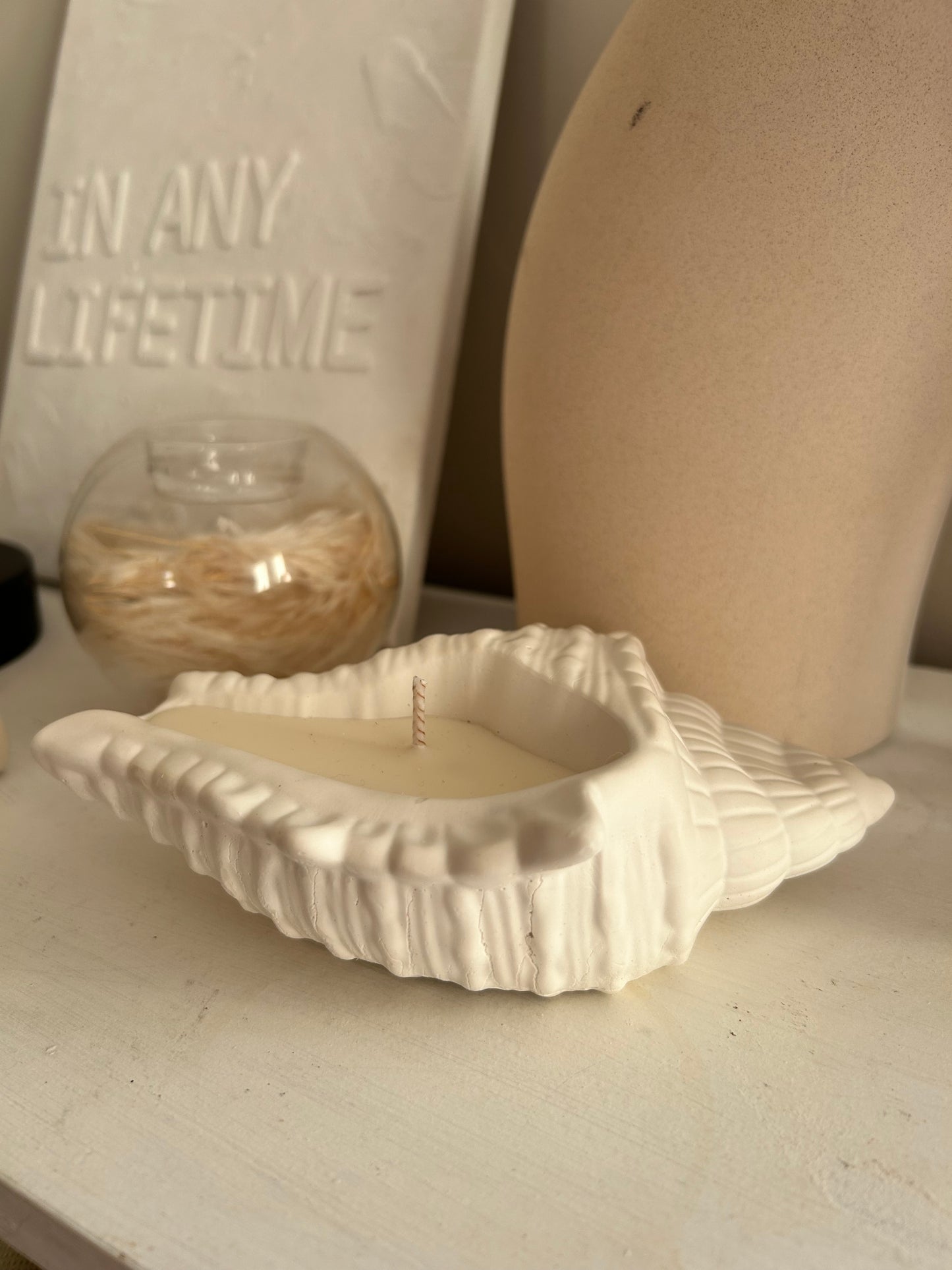 Large Shell Candle