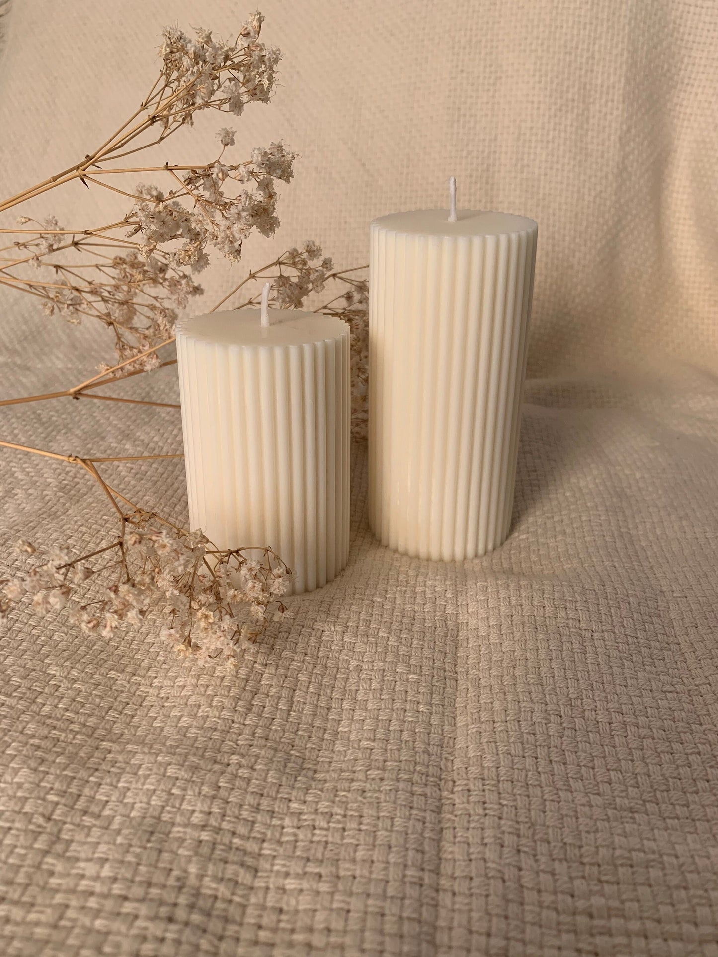 Ribbed Duo Candle