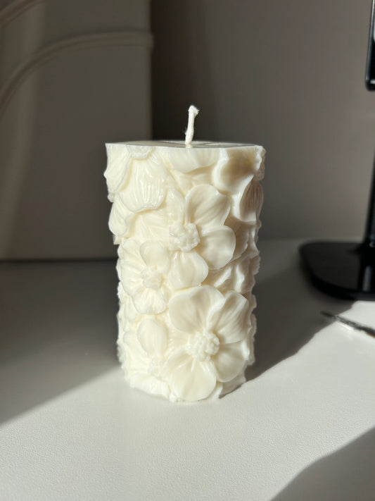 Floral Candle